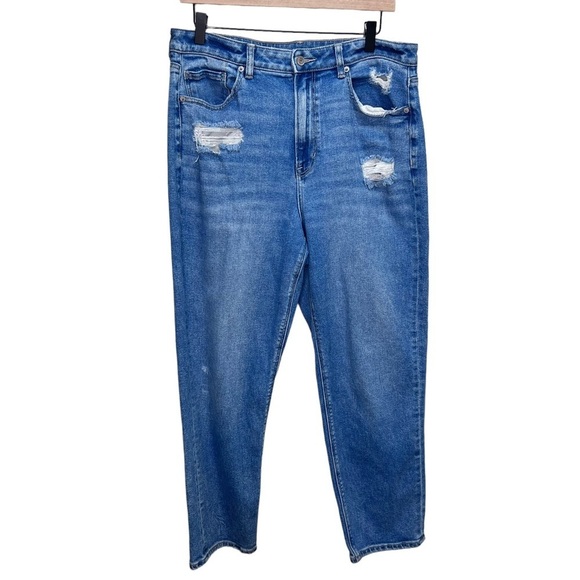 American Eagle Mom Straight Jeans Size 14 - Picture 1 of 13